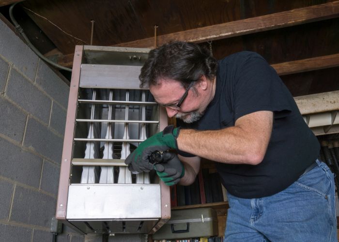 during hvac installation for NJ home