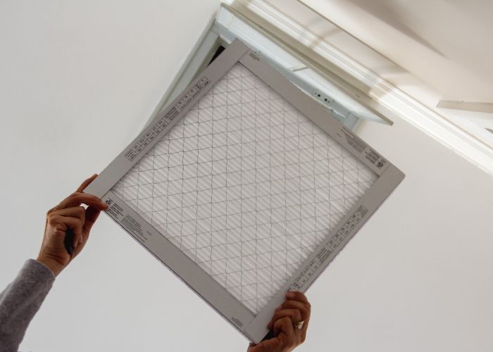 installing an air filter in NJ home