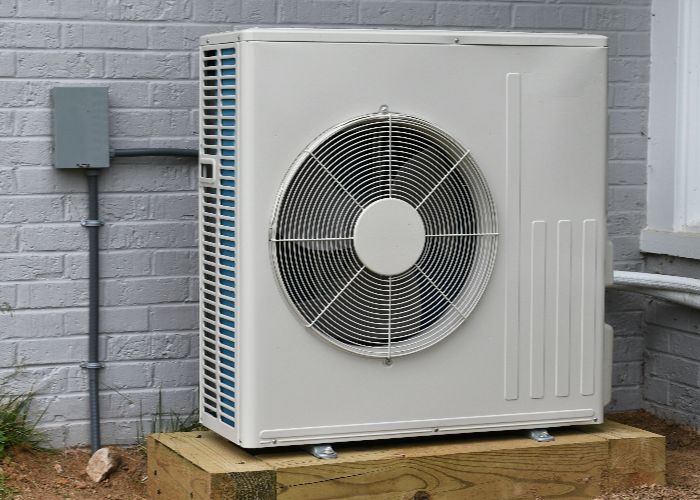 installing outdoor heat pump unit in NJ